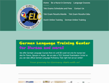 Tablet Screenshot of eurolanguagecenter.com